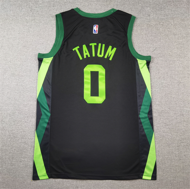 Men Boston Celtics #0 Tatum black 2024  2025 NBA jersey